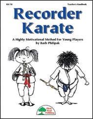 Recorder Karate #1 Reproducible Book/CD cover